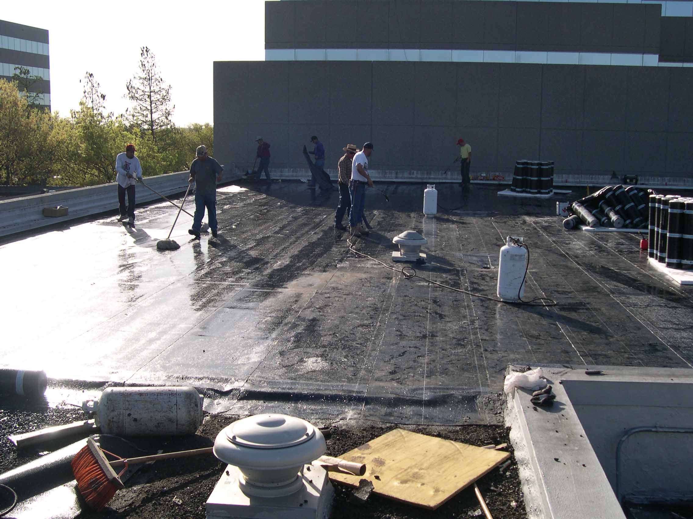 Bank project - roofing system