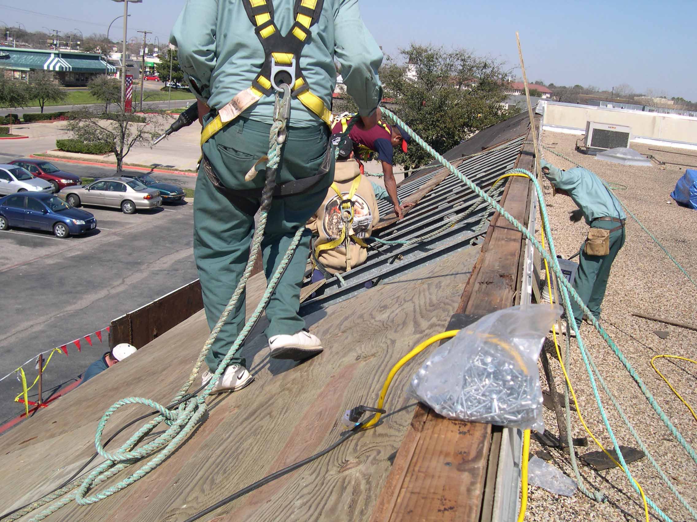 Little Road - roof work