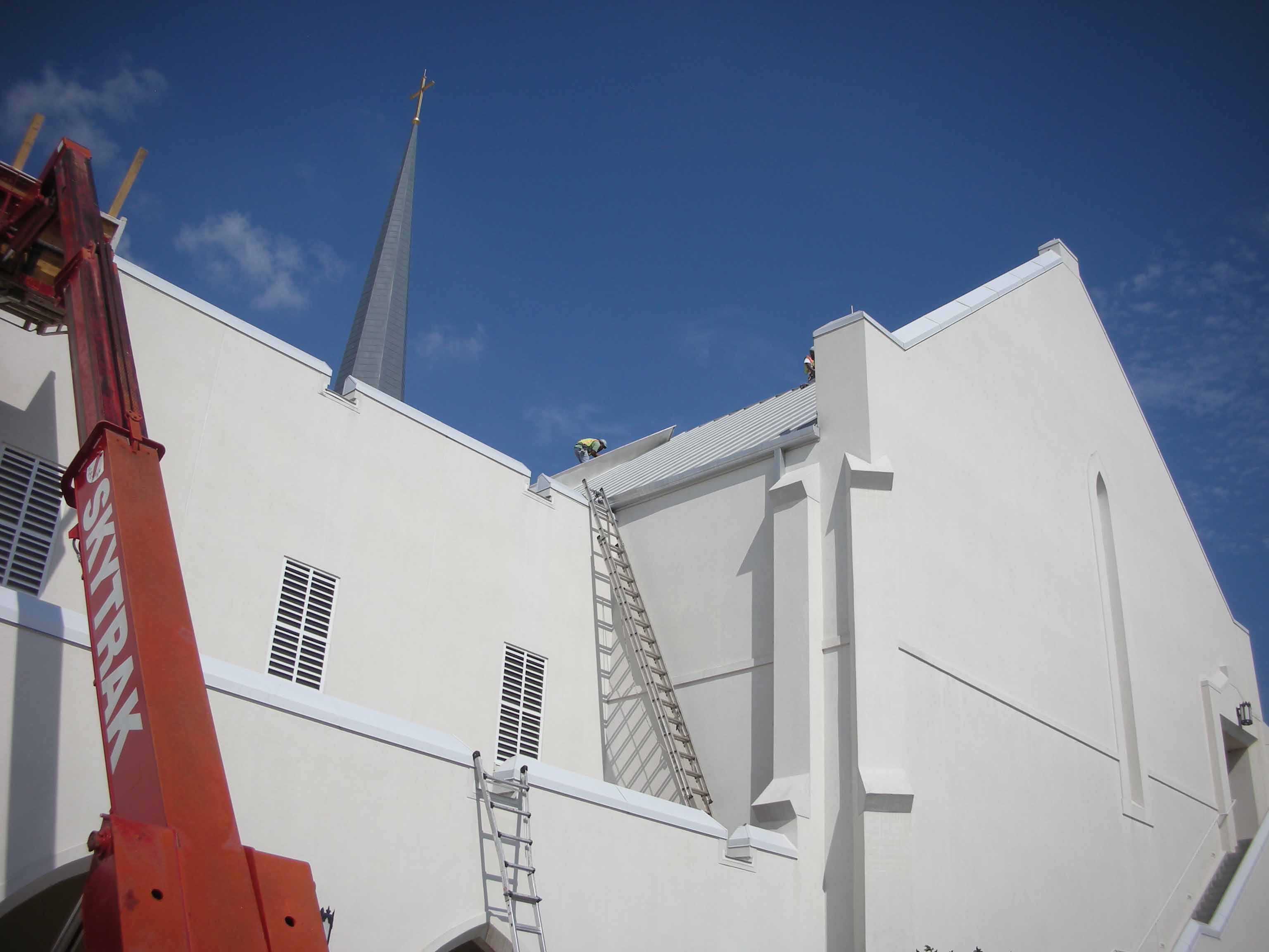 Whites Chapel - roof work